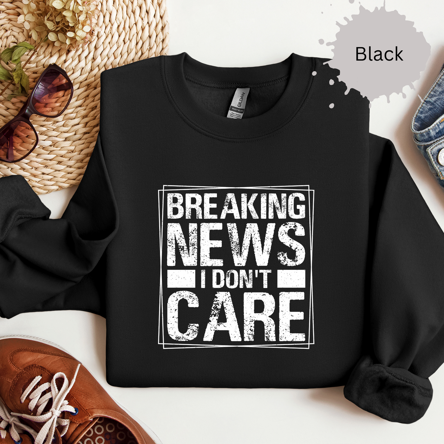 Breaking News Crewneck Sweatshirt