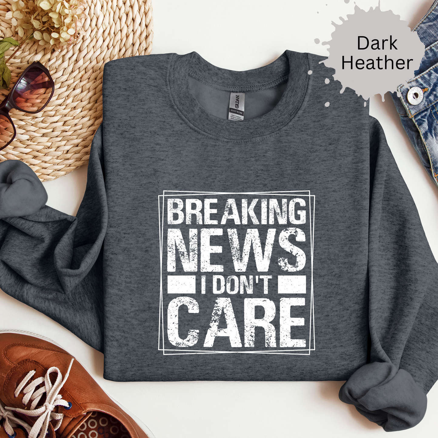 Breaking News Crewneck Sweatshirt