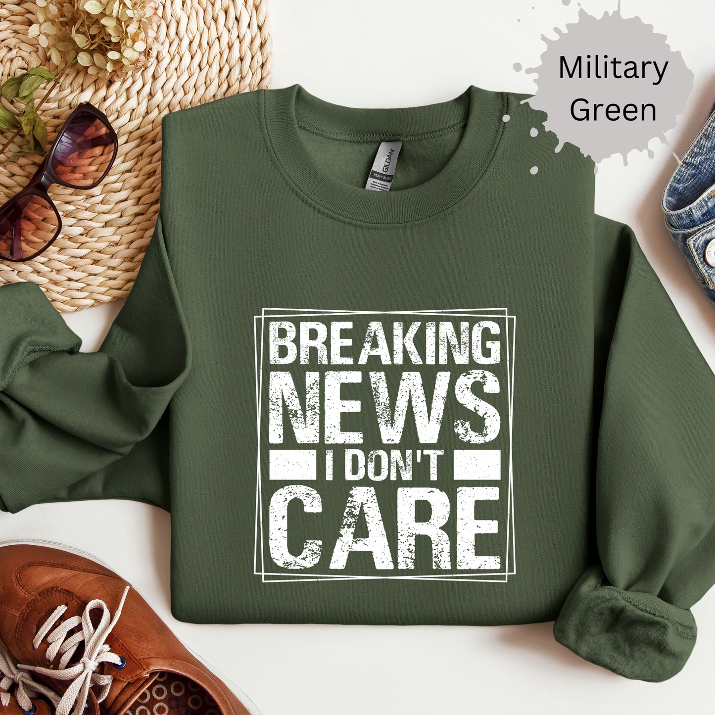 Breaking News Crewneck Sweatshirt