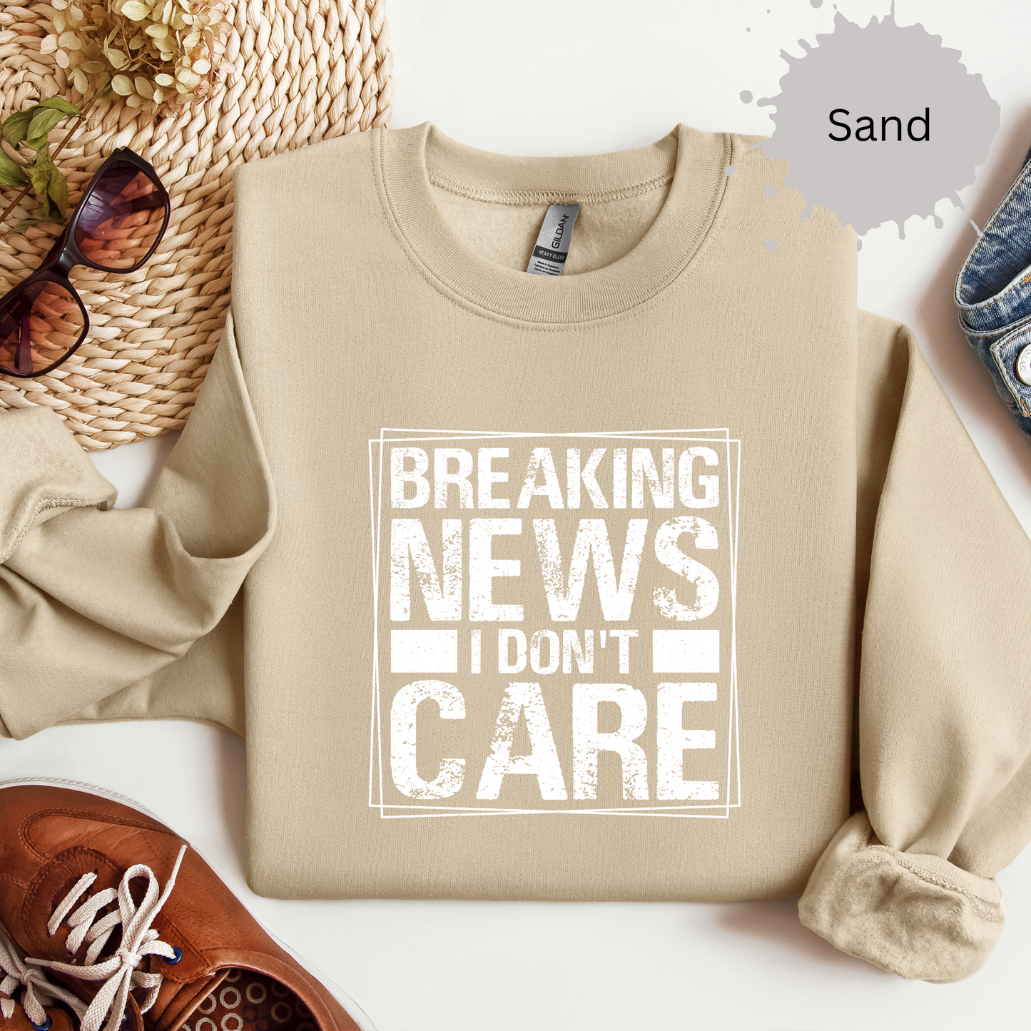 Breaking News Crewneck Sweatshirt