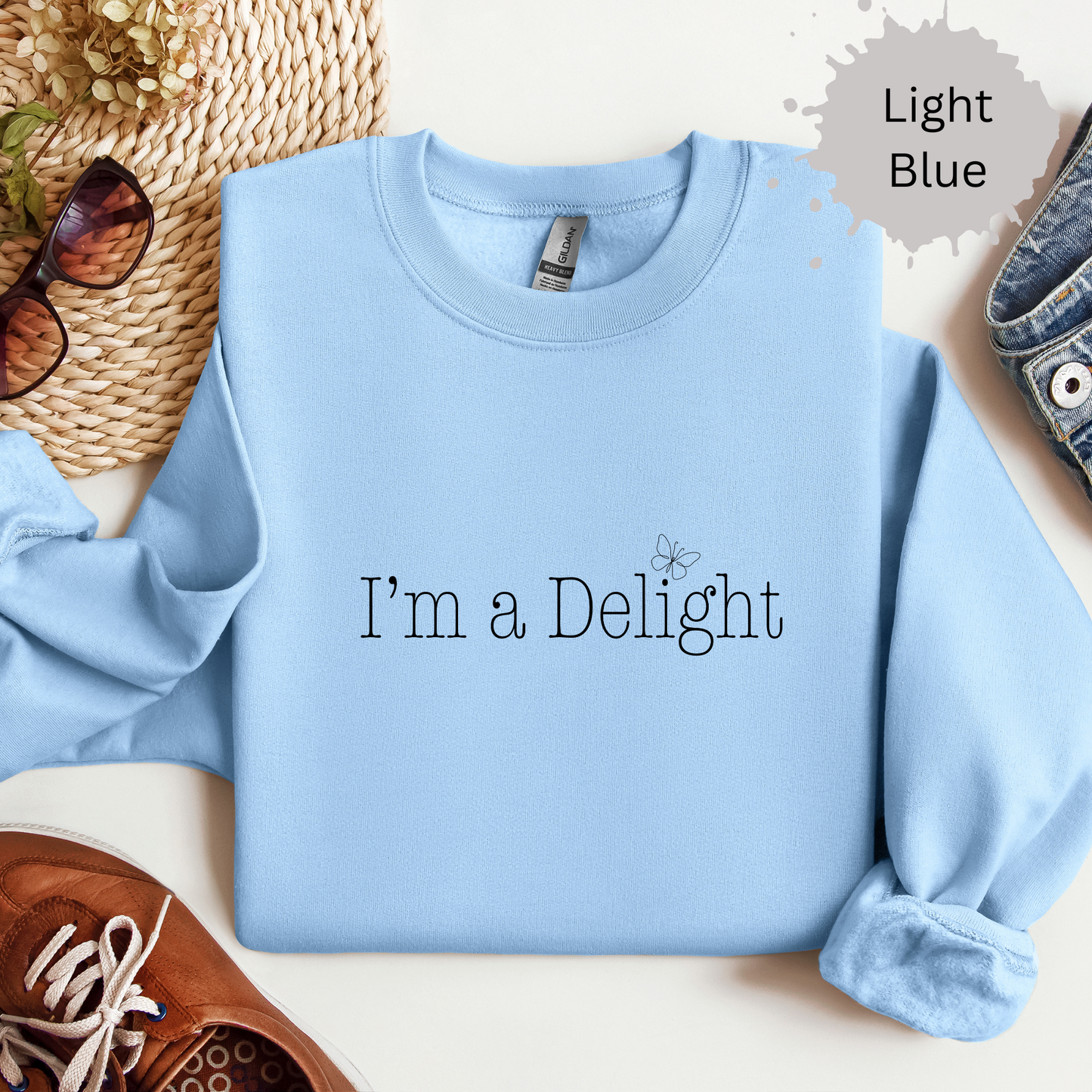 Im a Delight Crewneck Sweatshirt