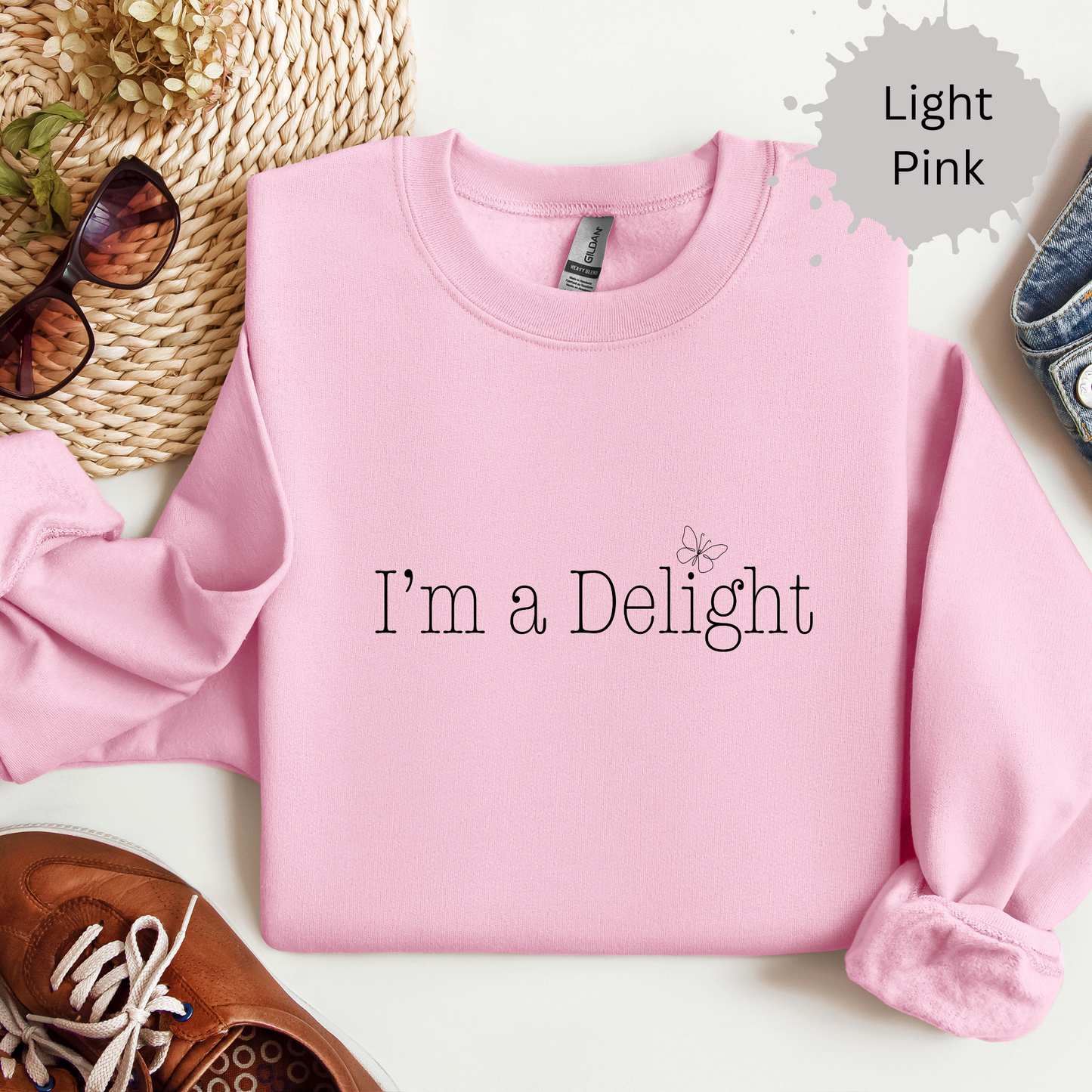 Im a Delight Crewneck Sweatshirt