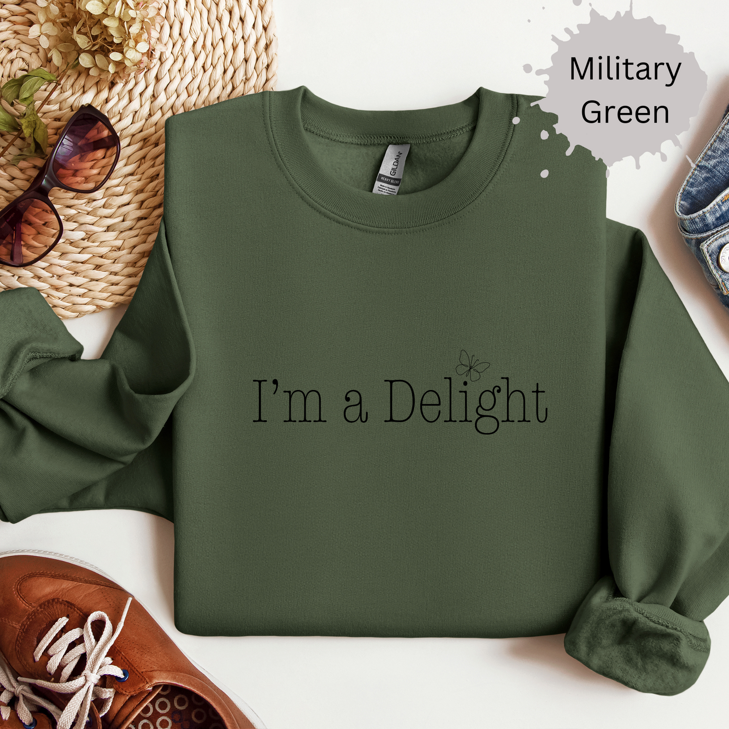 Im a Delight Crewneck Sweatshirt