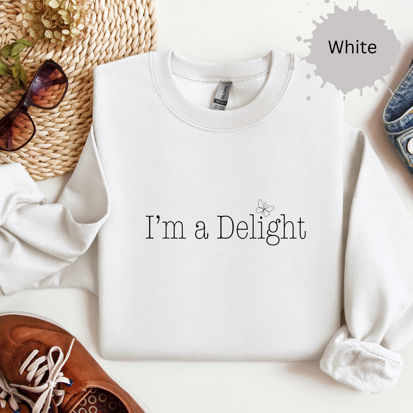 Im a Delight Crewneck Sweatshirt