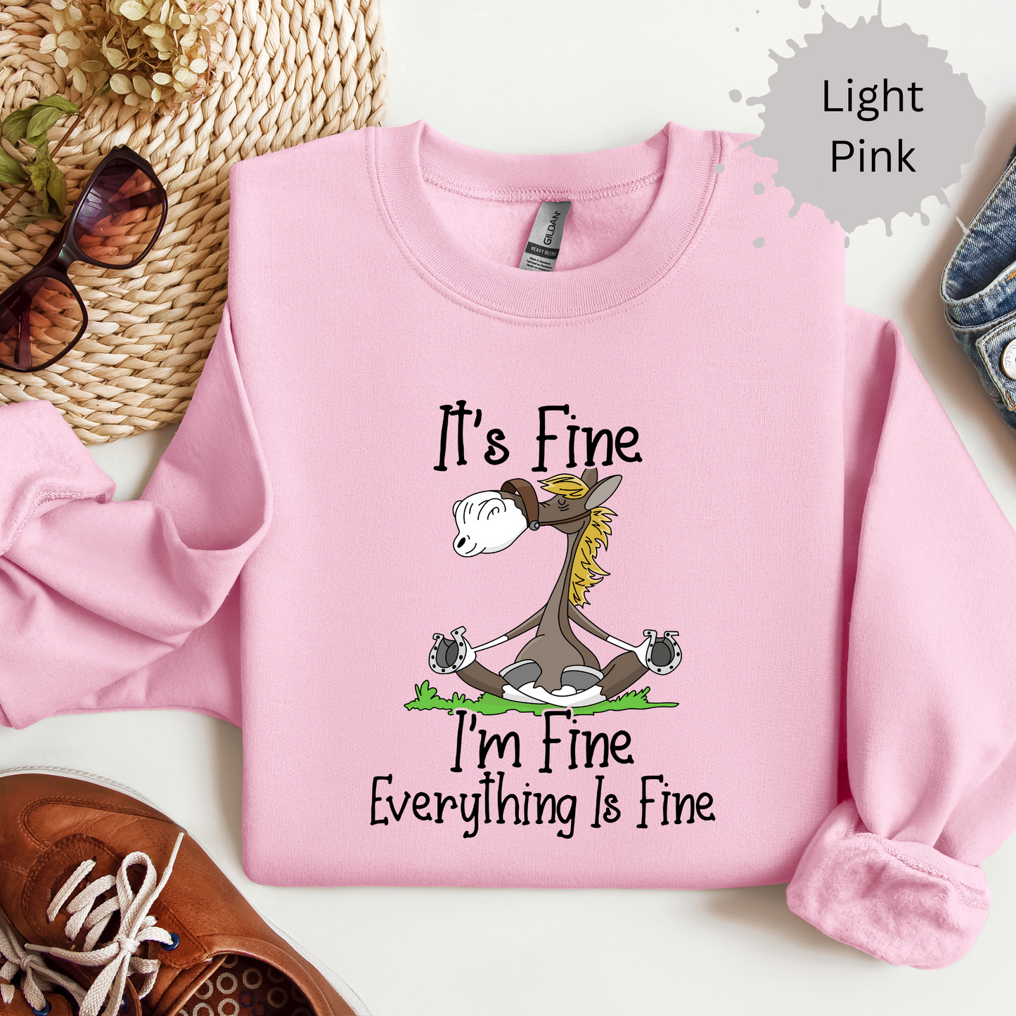 Everything's Fine Crewneck Sweatshirt