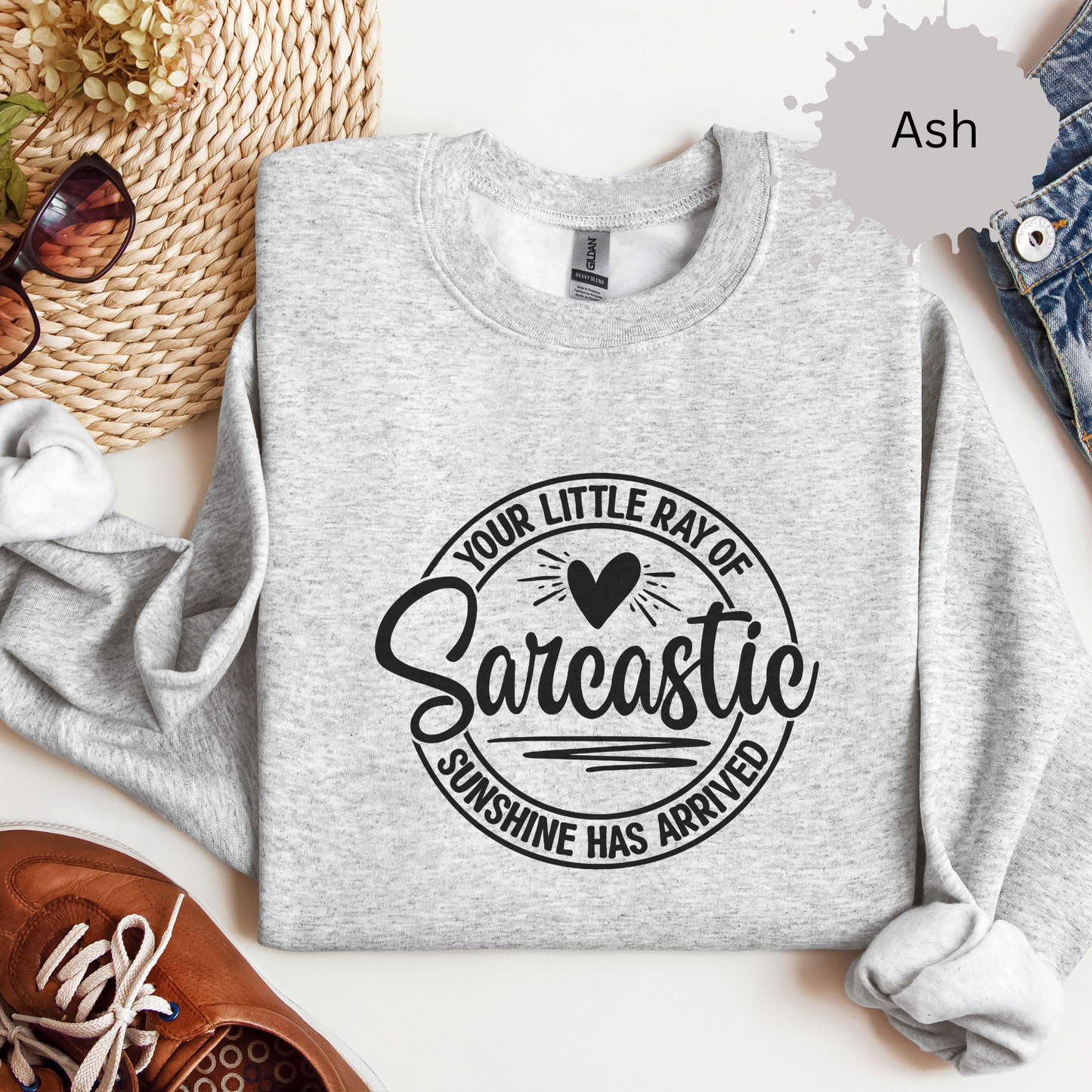 Sarcastic Sunshine Crewneck Sweatshirt