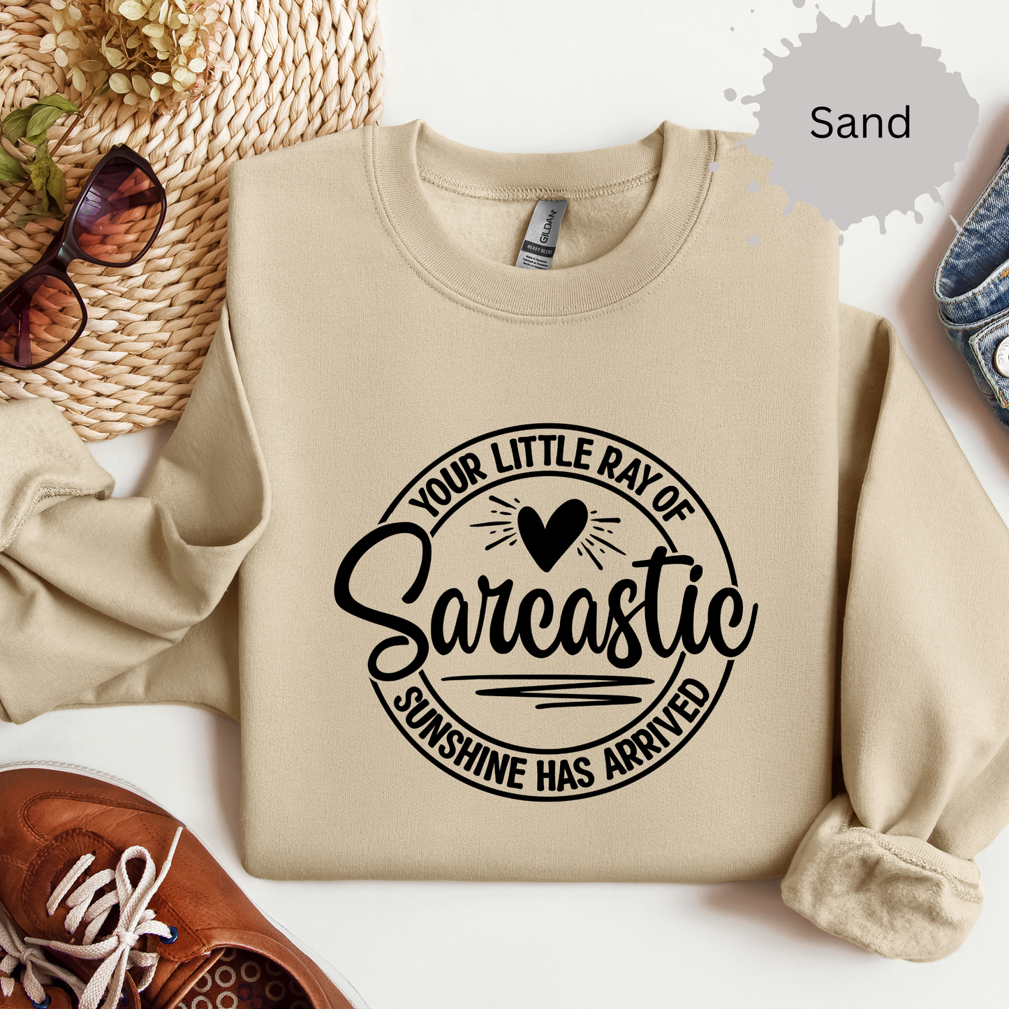 Sarcastic Sunshine Crewneck Sweatshirt