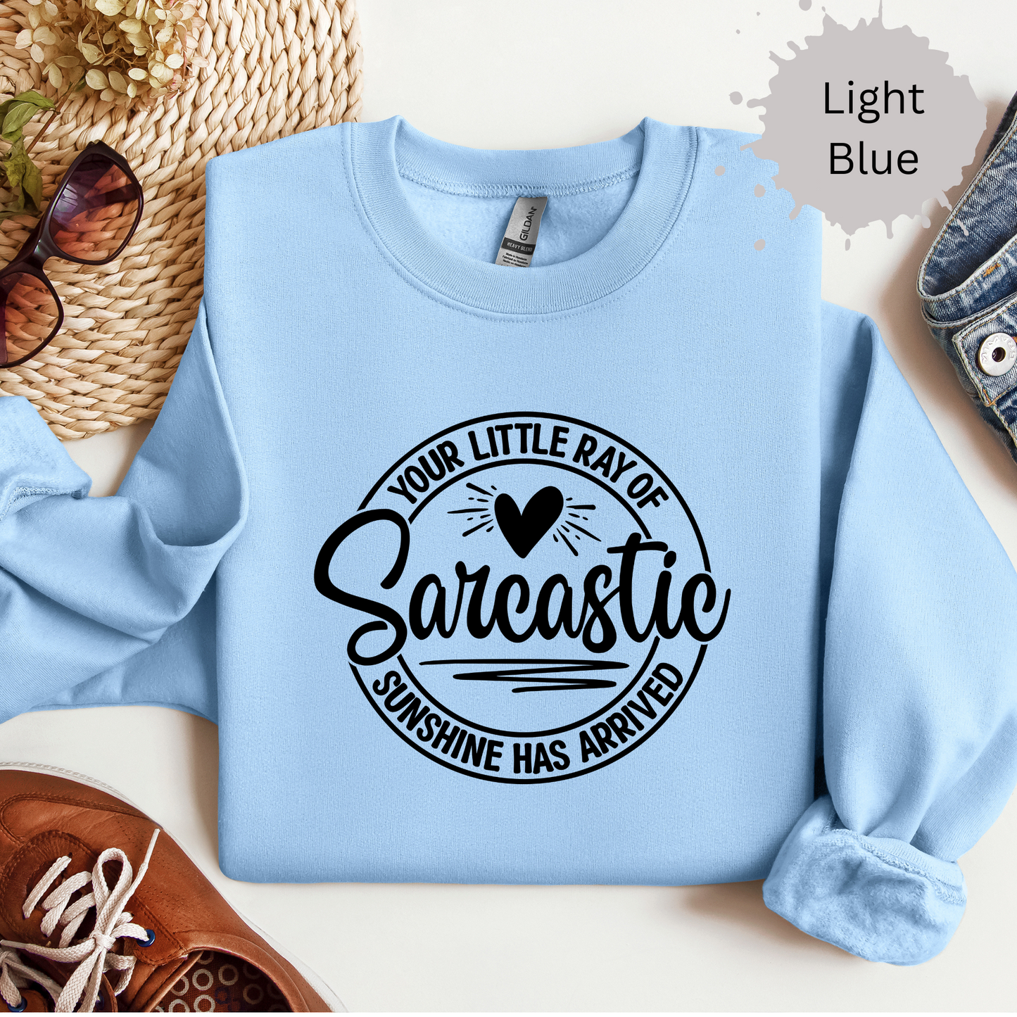 Sarcastic Sunshine Crewneck Sweatshirt