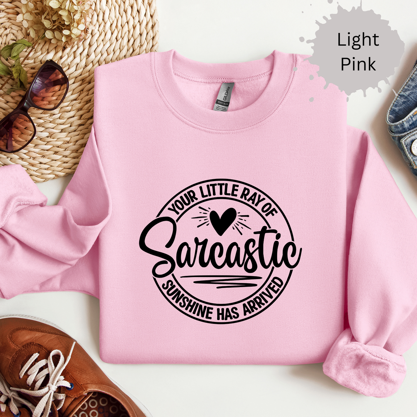 Sarcastic Sunshine Crewneck Sweatshirt