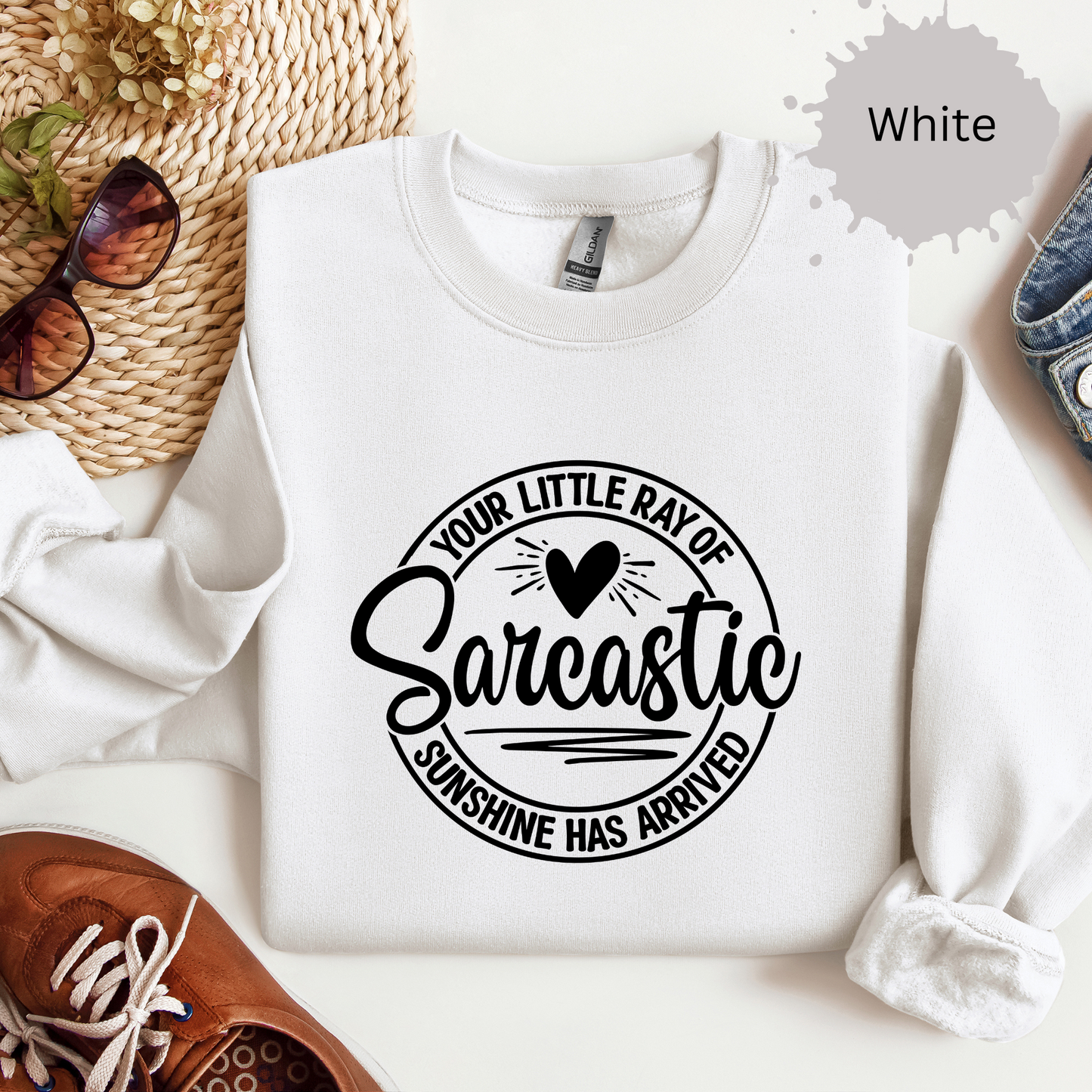 Sarcastic Sunshine Crewneck Sweatshirt