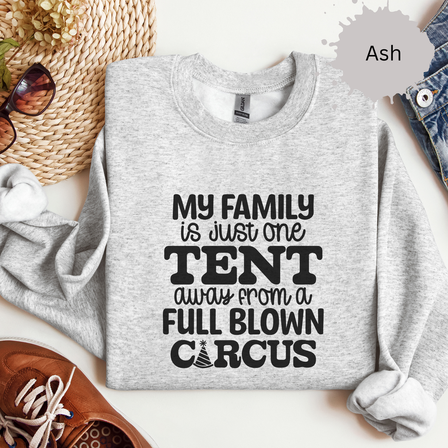 Family Circus Crewneck Sweatshirt