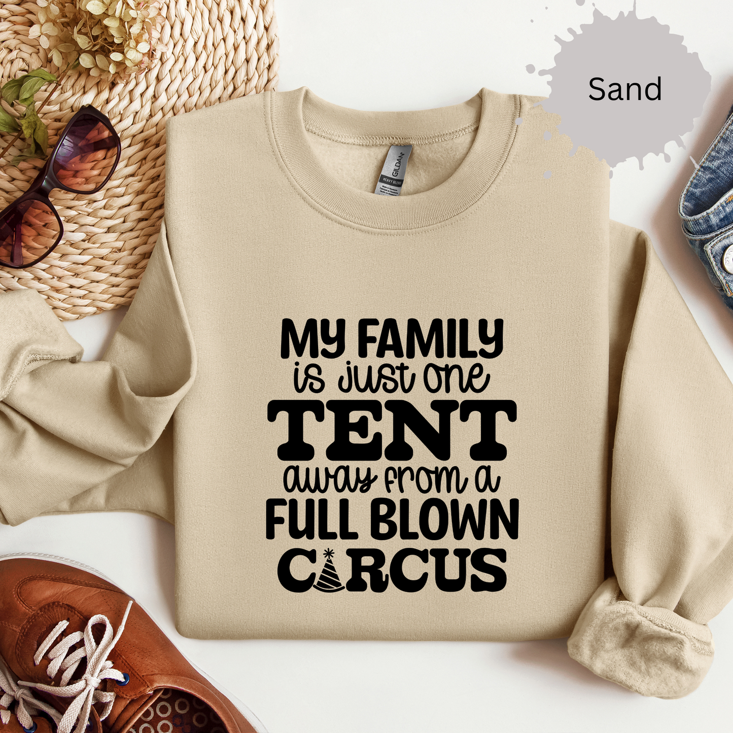 Family Circus Crewneck Sweatshirt