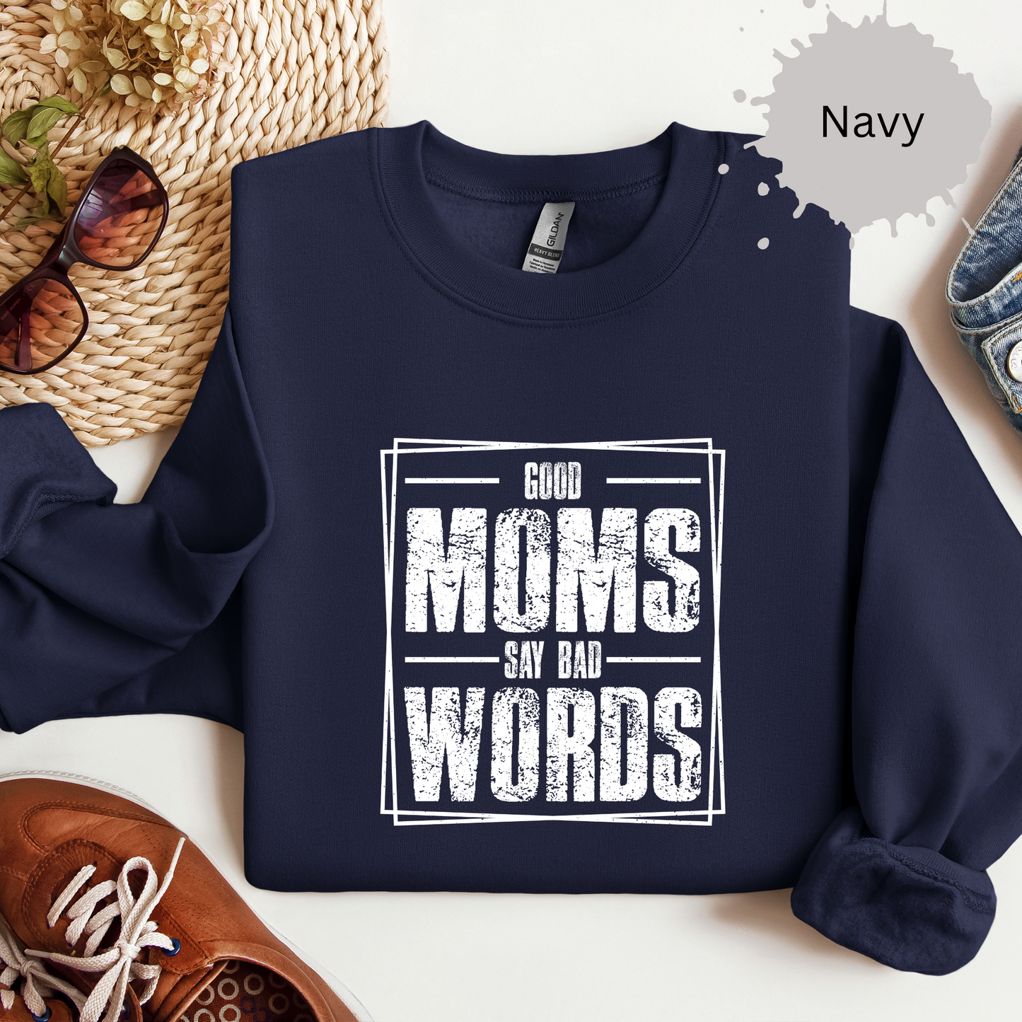 Parenting with Profanity Crewneck Sweatshirt