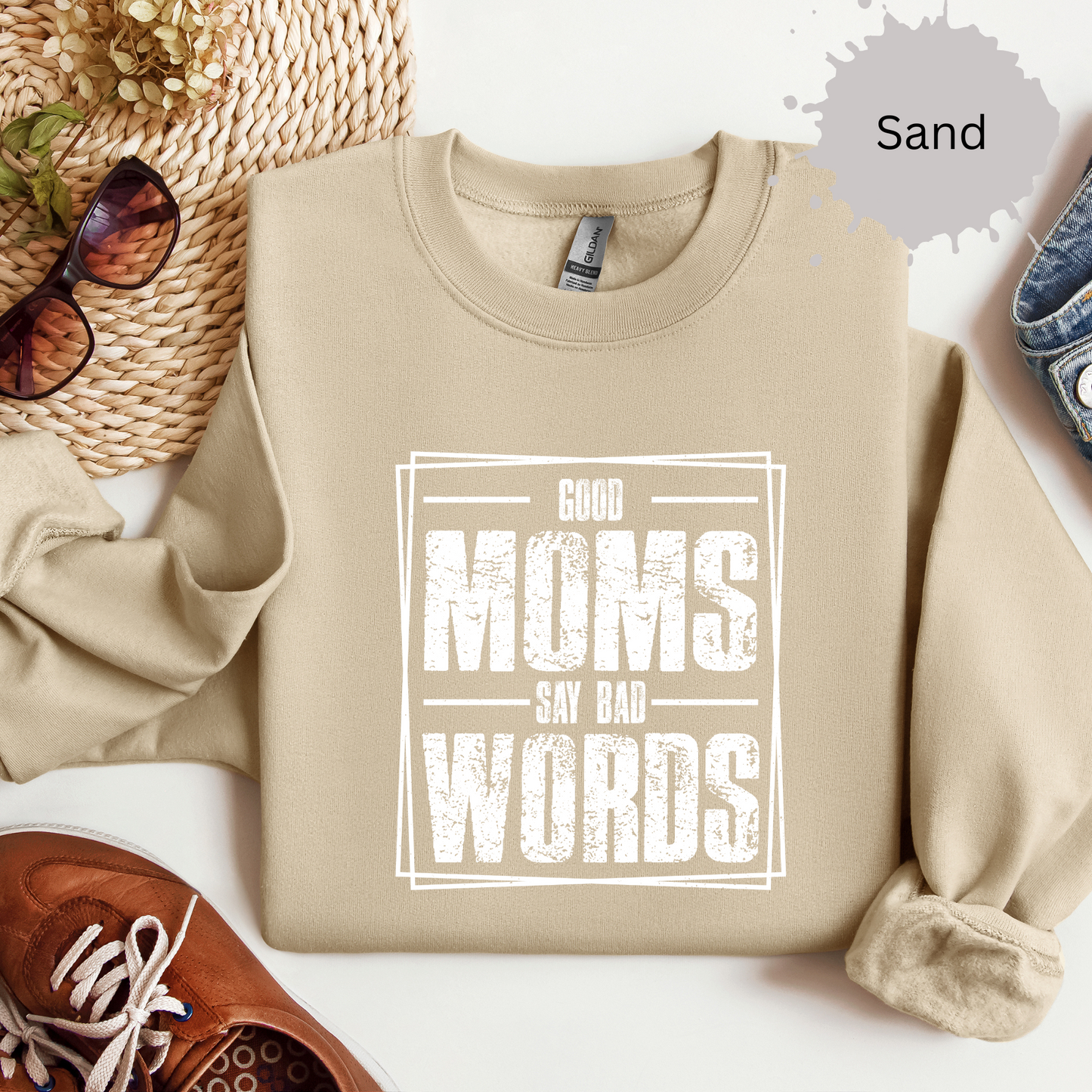 Parenting with Profanity Crewneck Sweatshirt