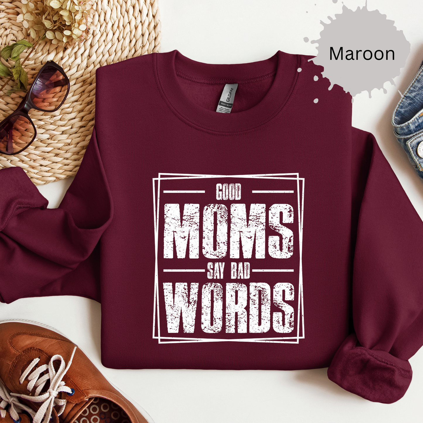 Parenting with Profanity Crewneck Sweatshirt