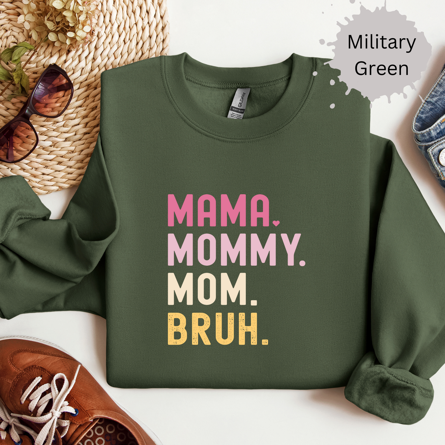 The Evolution of Mom Crewneck Sweatshirt