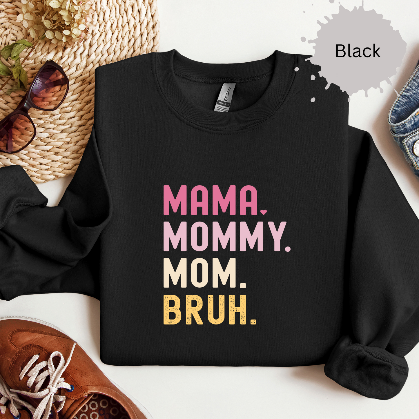 The Evolution of Mom Crewneck Sweatshirt