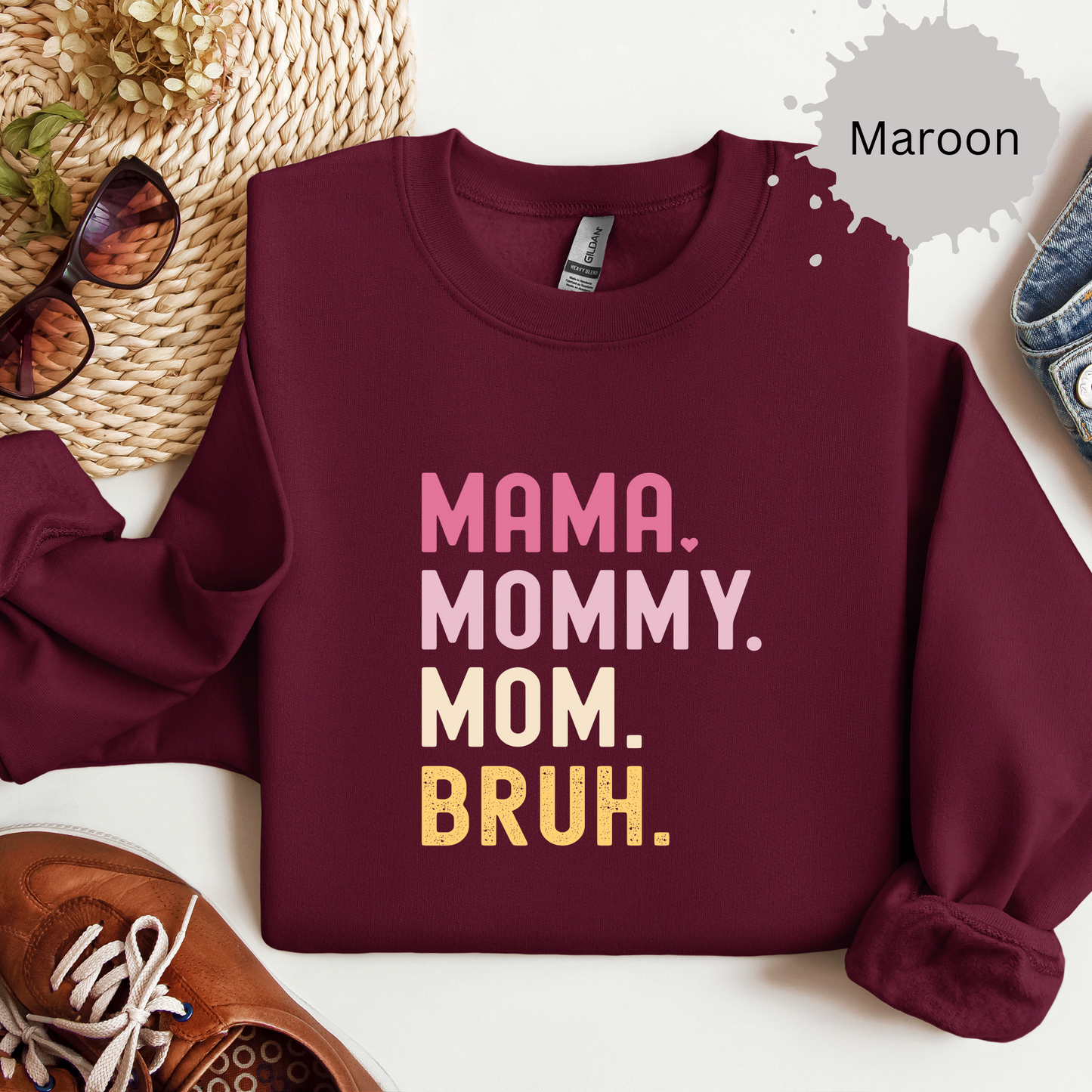 The Evolution of Mom Crewneck Sweatshirt