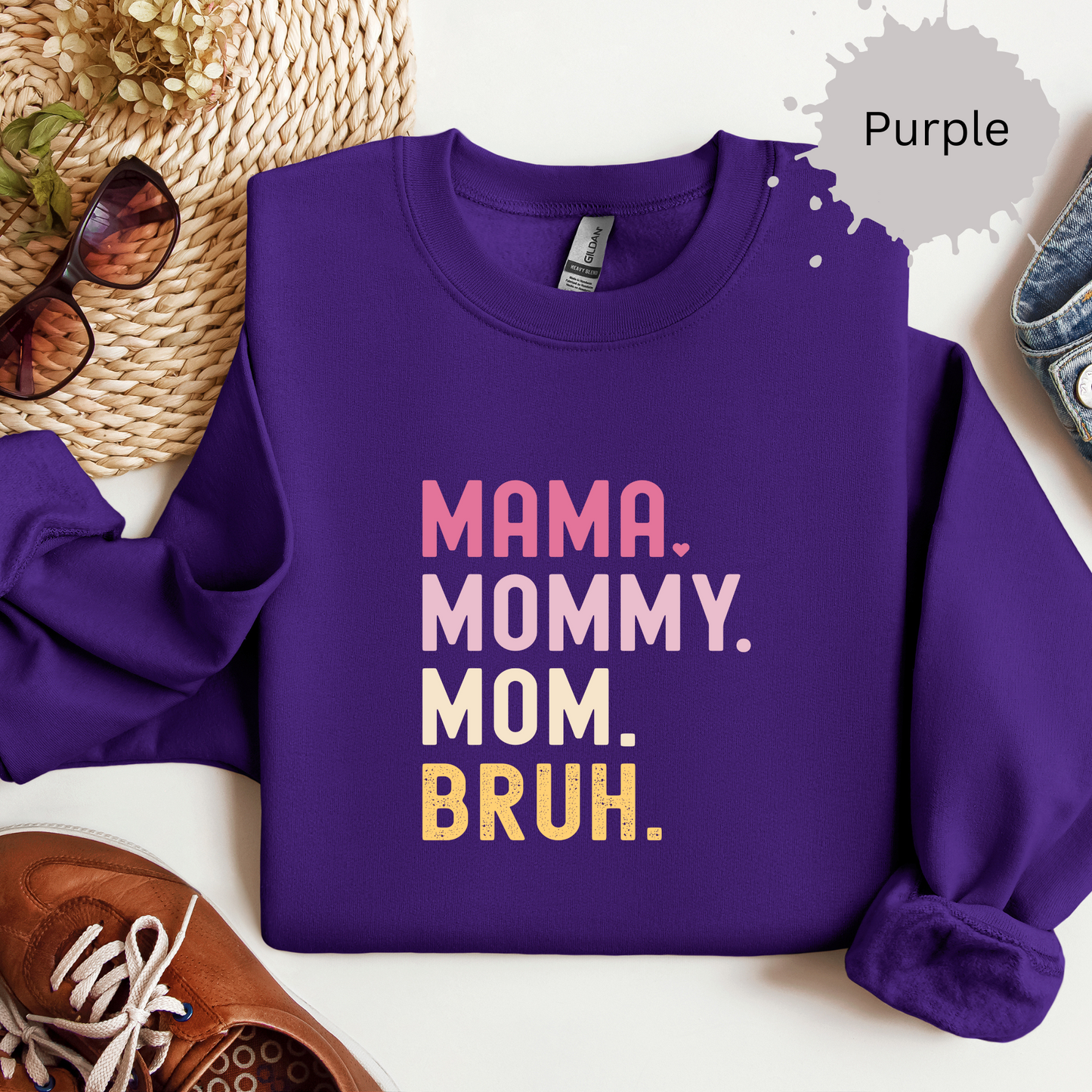 The Evolution of Mom Crewneck Sweatshirt