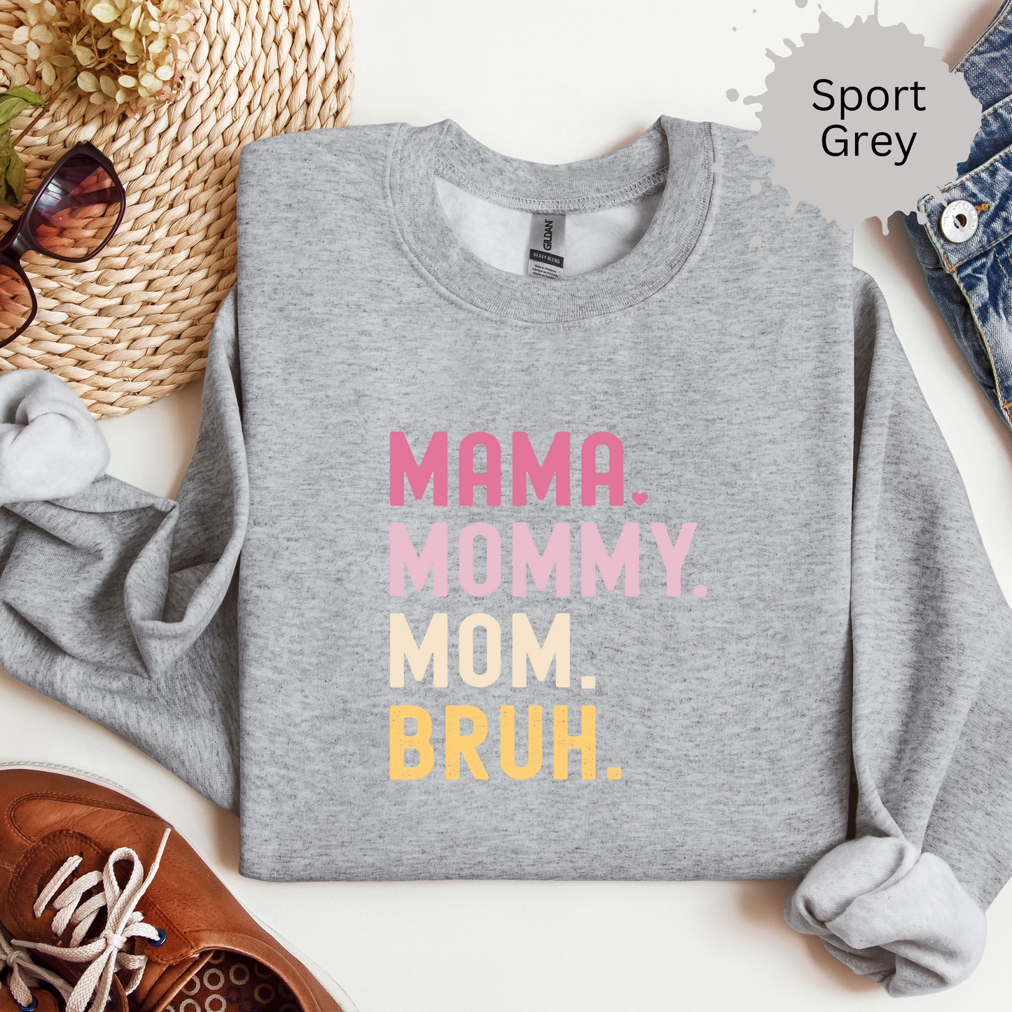 The Evolution of Mom Crewneck Sweatshirt