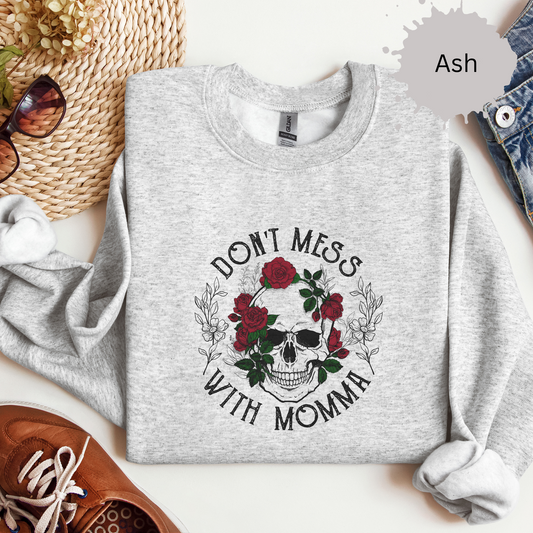 Mama's Not Playing Around Crewneck Sweatshirt