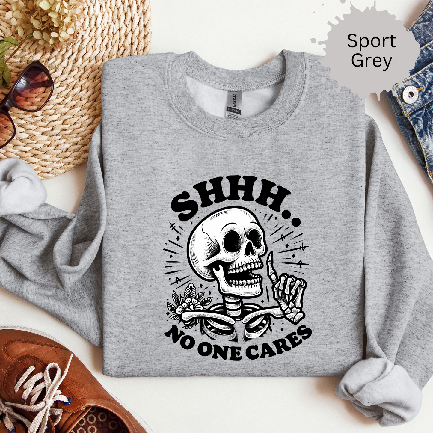 Nobody Cares Crewneck Sweatshirt