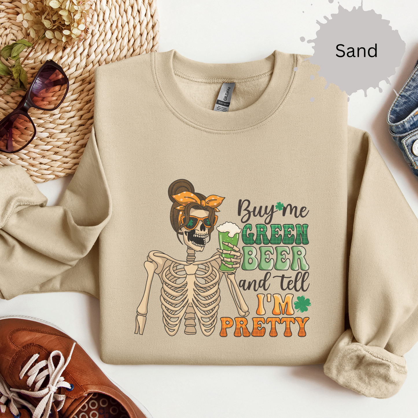 Buy Me Green Beer Crewneck Sweatshirt