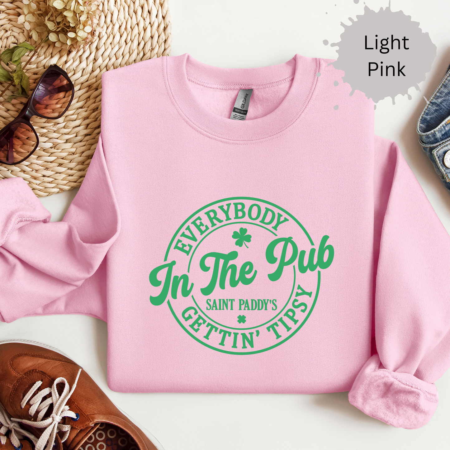 Tipsy in the Pub Crewneck Sweatshirt