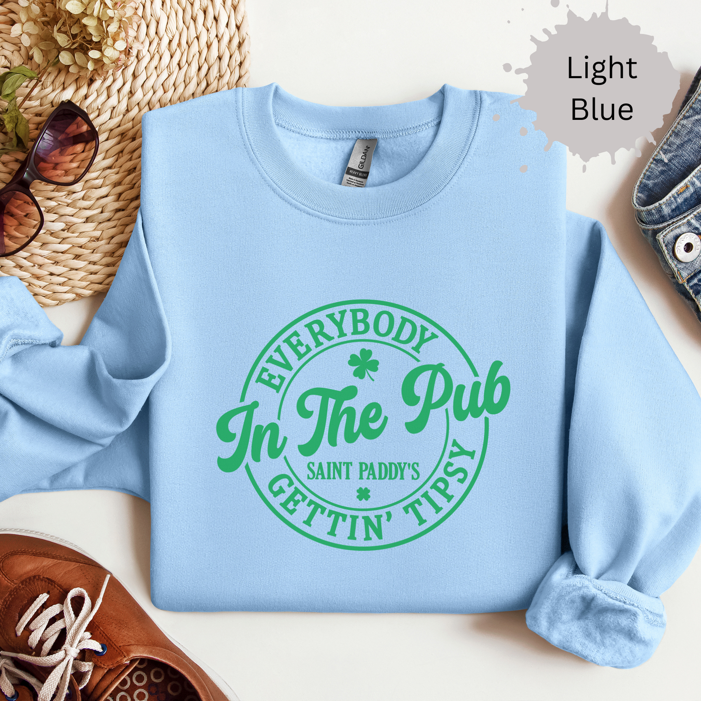 Tipsy in the Pub Crewneck Sweatshirt