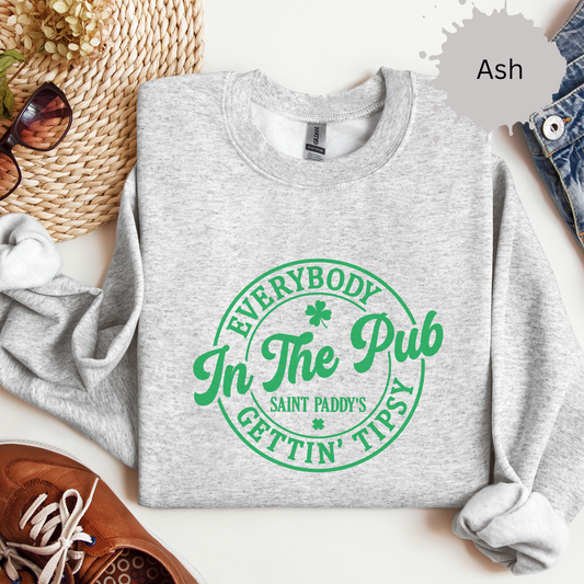 Tipsy in the Pub Crewneck Sweatshirt