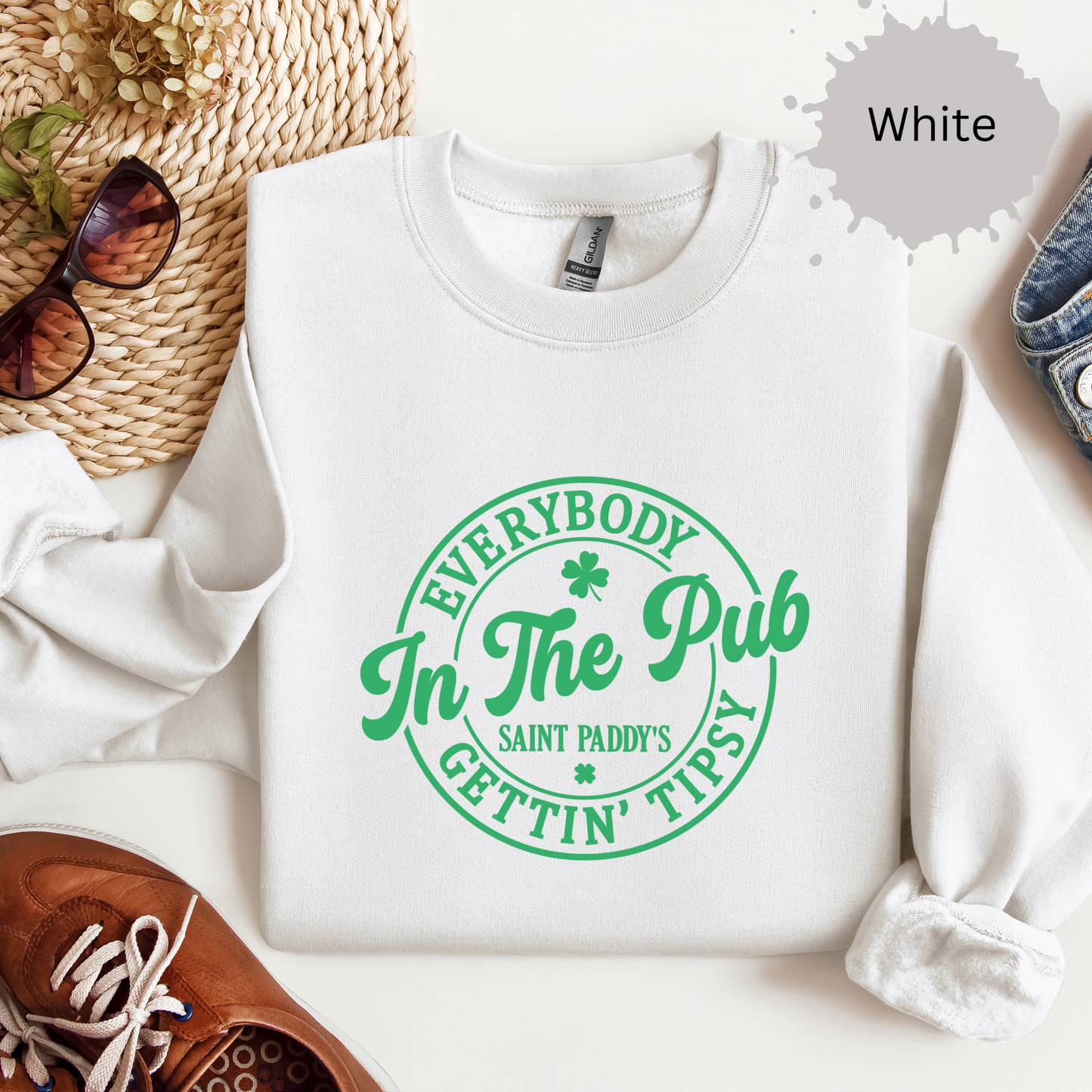 Tipsy in the Pub Crewneck Sweatshirt