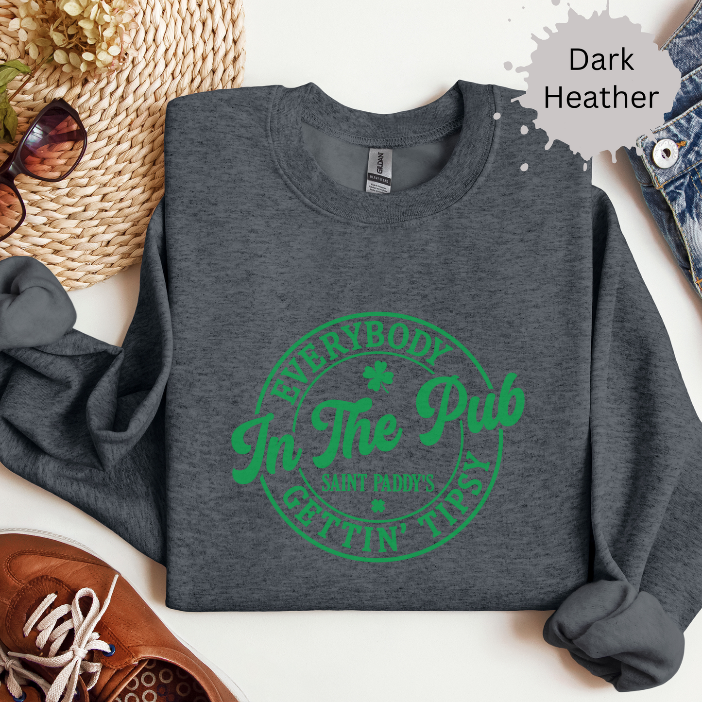 Tipsy in the Pub Crewneck Sweatshirt