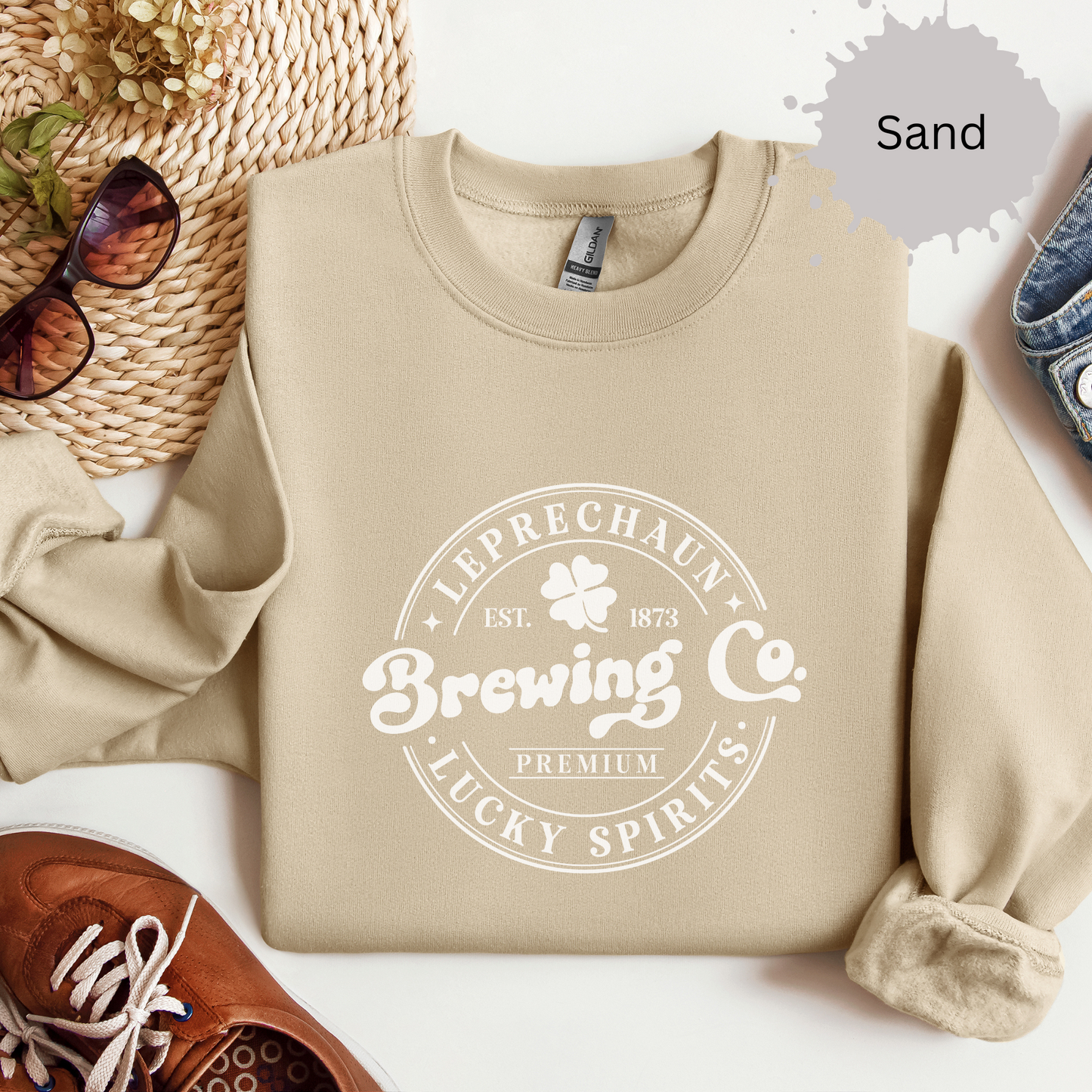 Leprechaun Brewing Company Crewneck Sweatshirt