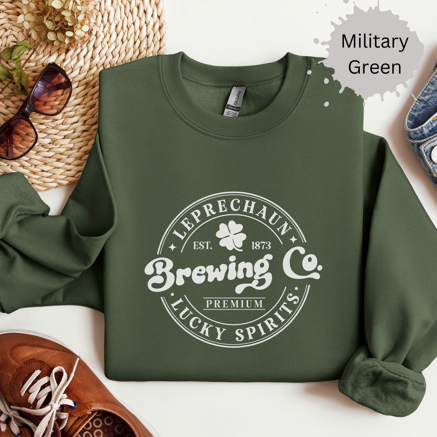 Leprechaun Brewing Company Crewneck Sweatshirt