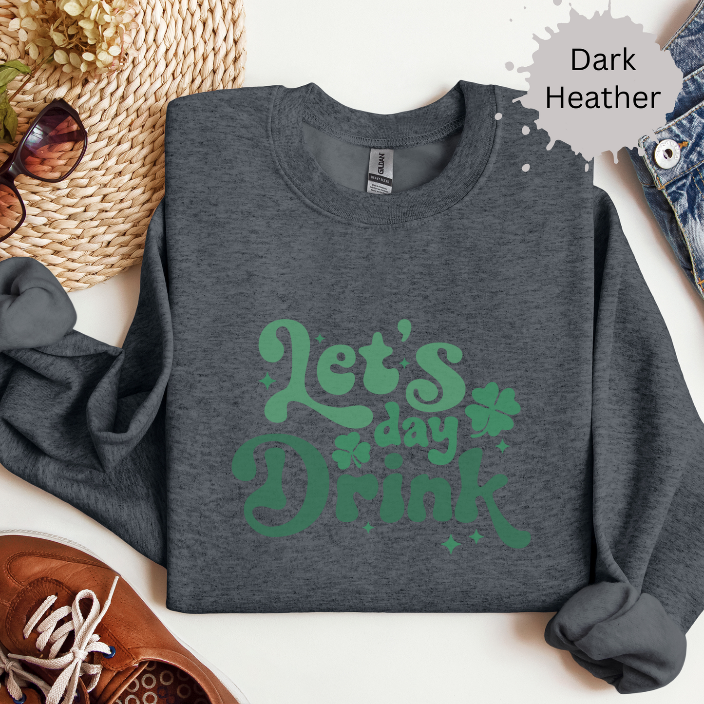 Day Drinking Crewneck Sweatshirt