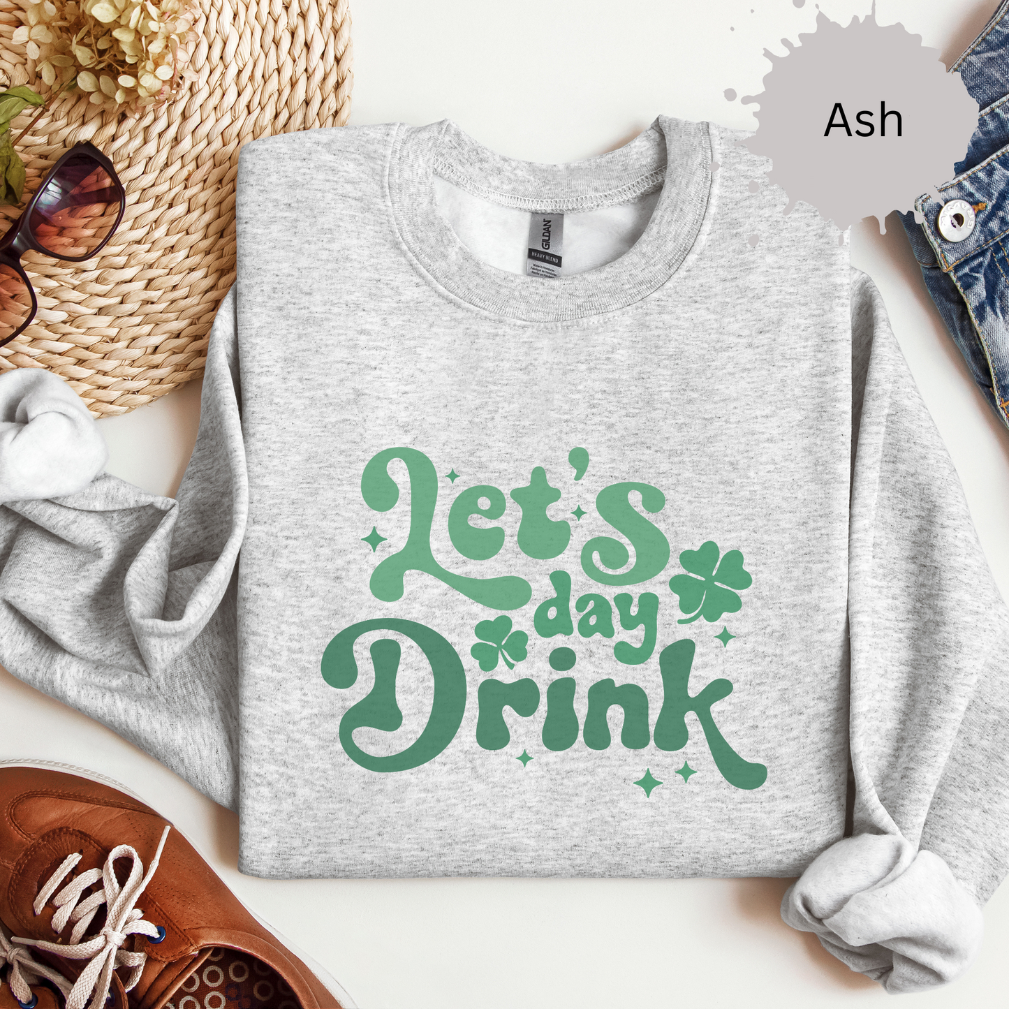 Day Drinking Crewneck Sweatshirt