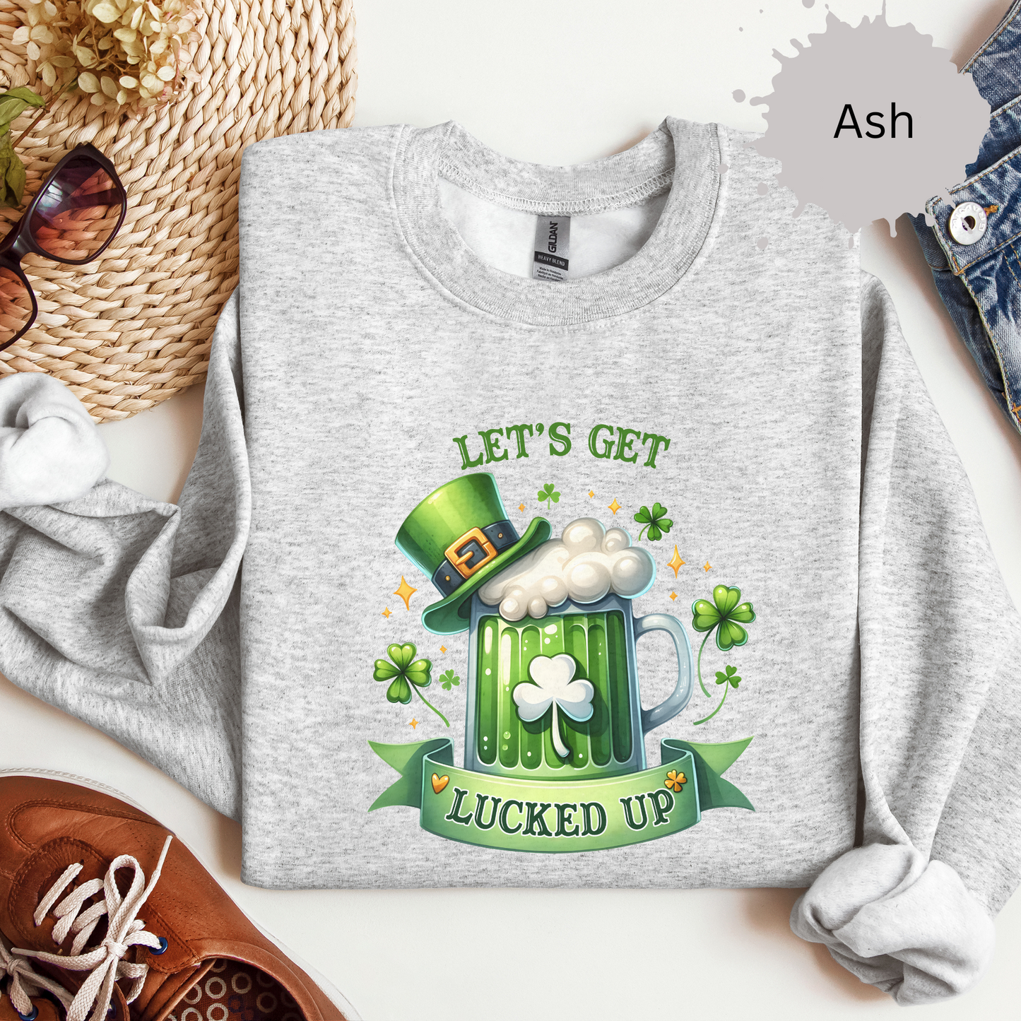 Getting Lucked Up Crewneck Sweatshirt