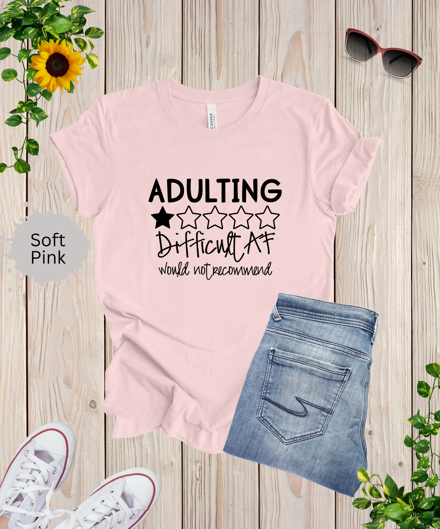 Adulting is Difficult AF T-Shirt