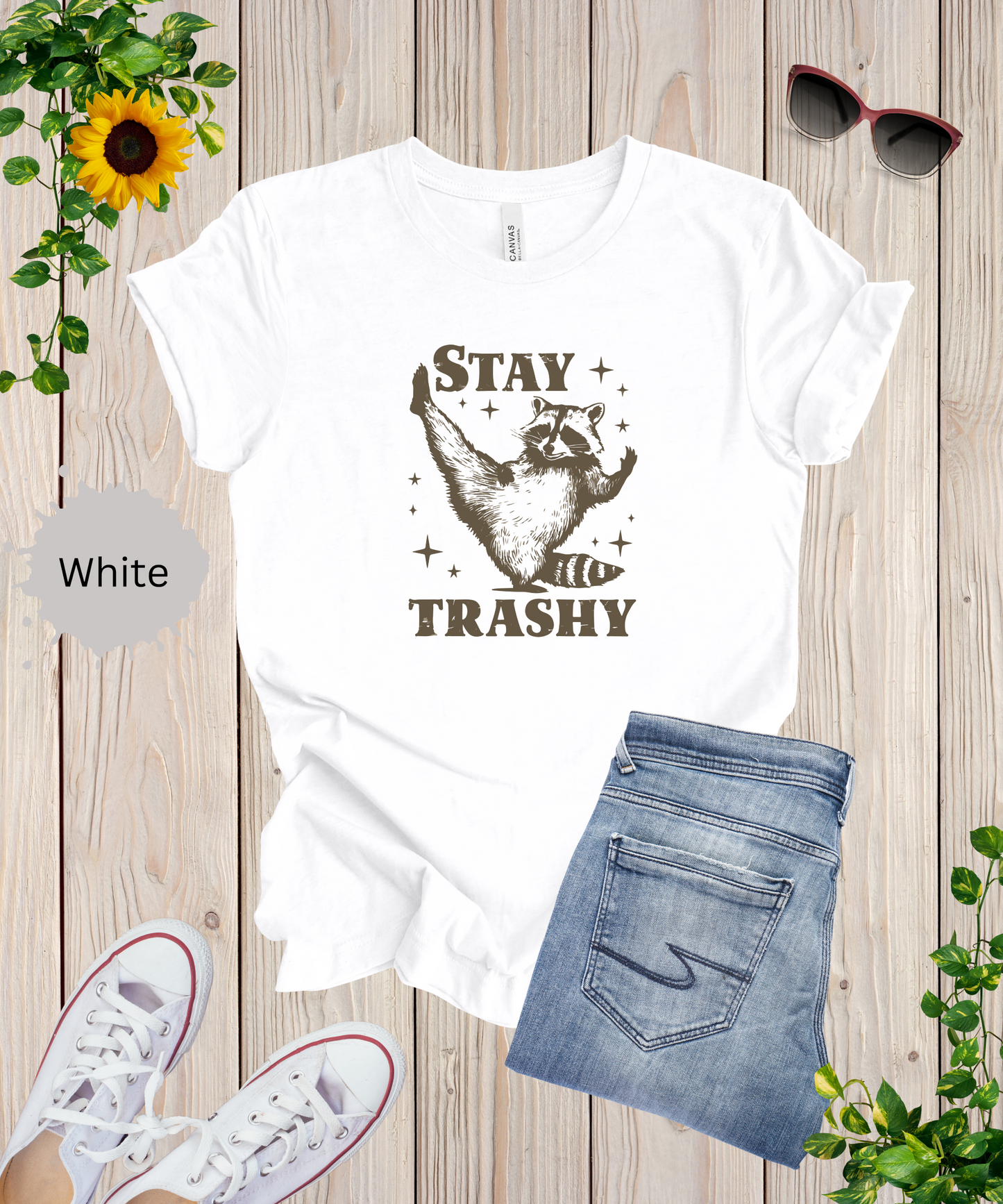 Stay Trashy Dancing Racoon T-Shirt