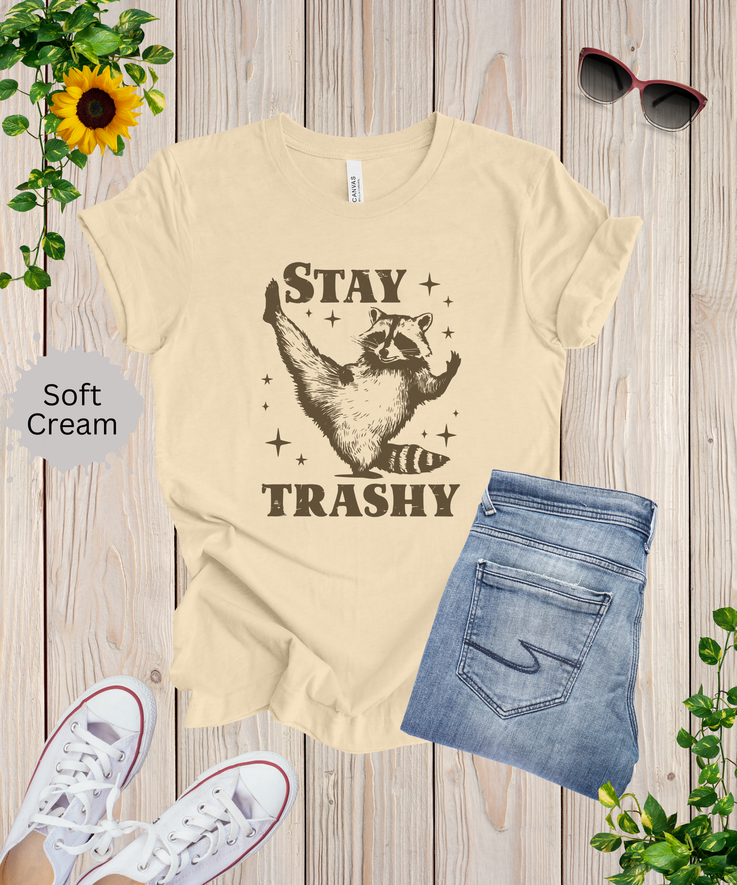 Stay Trashy Dancing Racoon T-Shirt