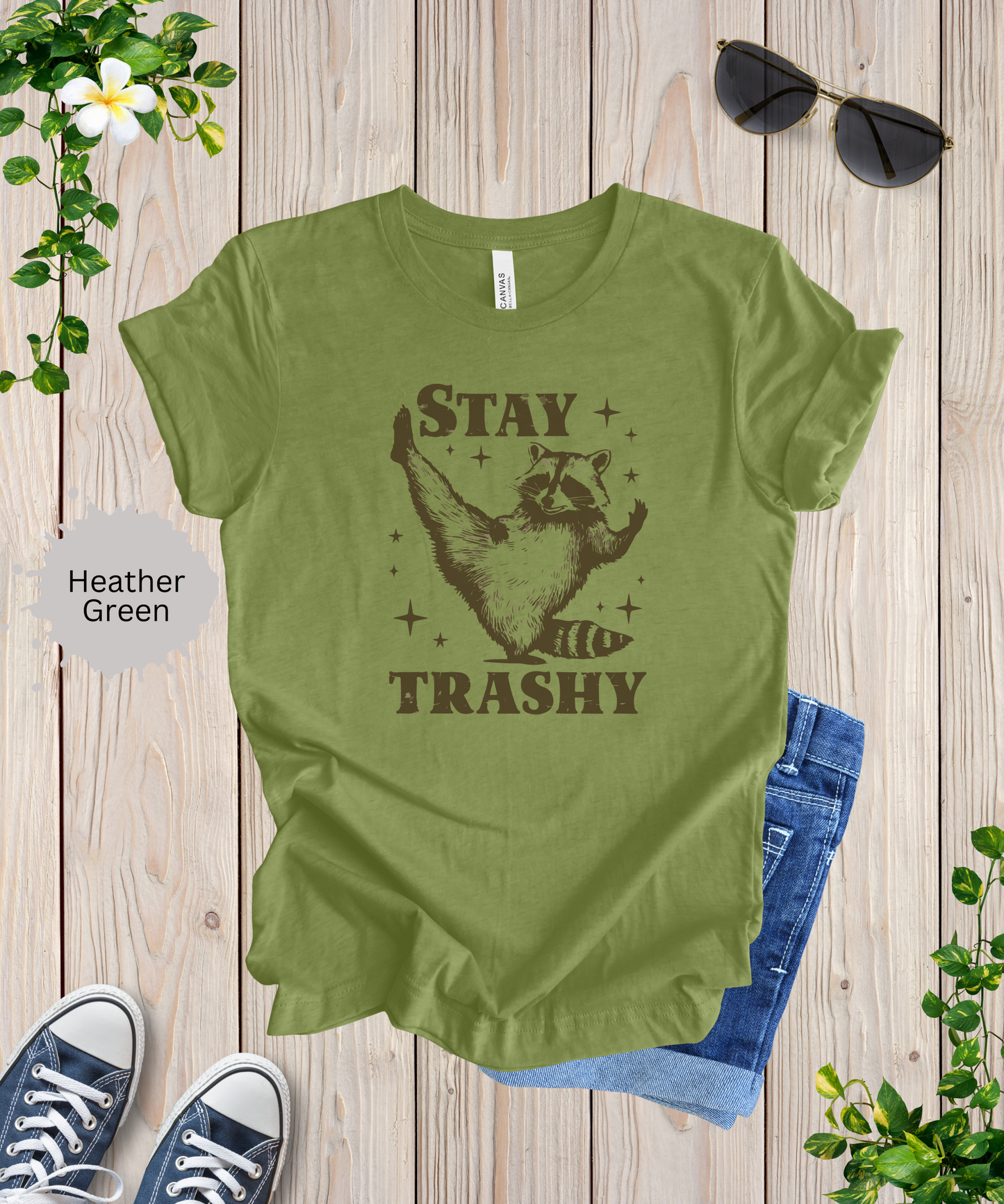 Stay Trashy Dancing Racoon T-Shirt