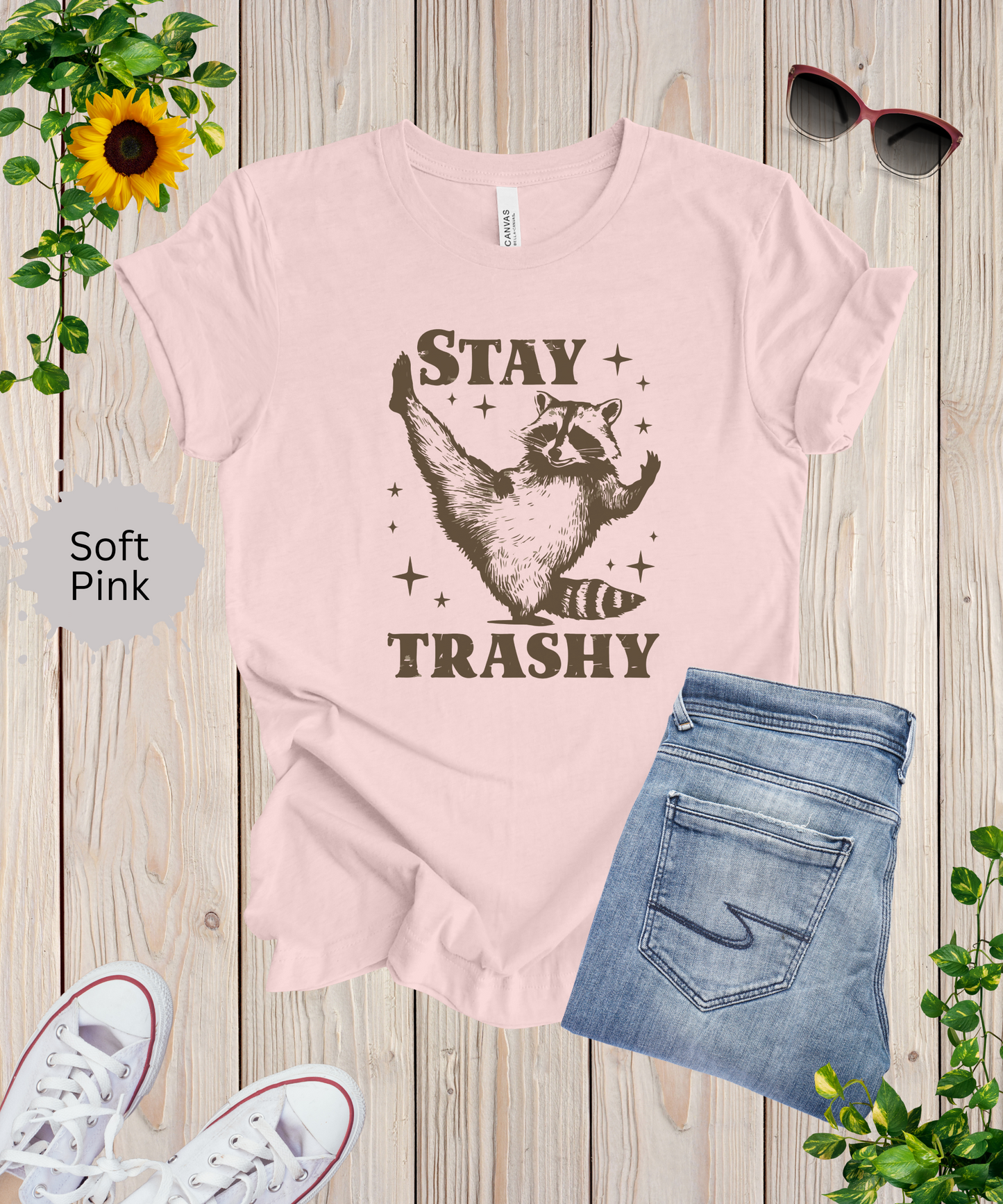 Stay Trashy Dancing Racoon T-Shirt