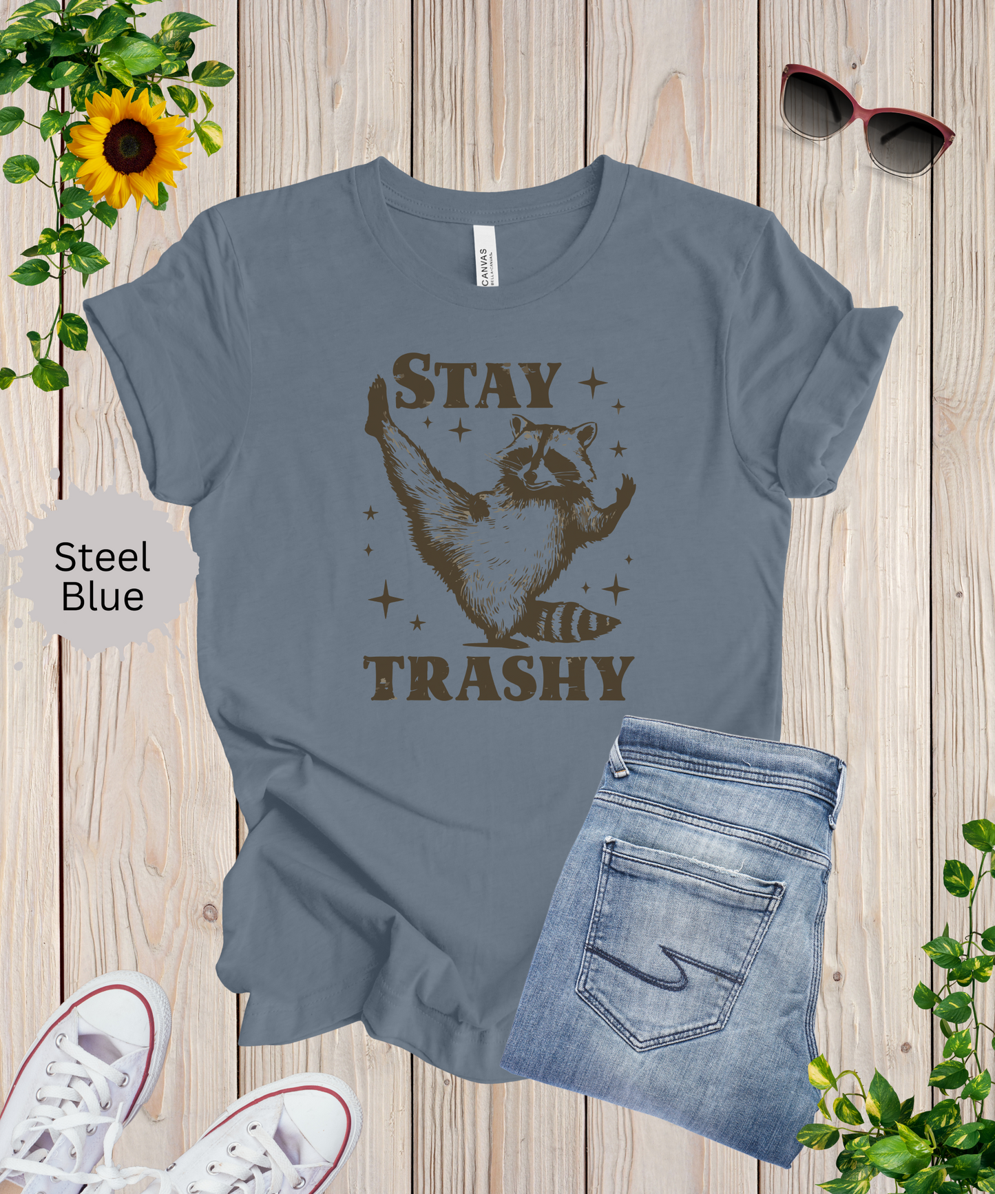 Stay Trashy Dancing Racoon T-Shirt