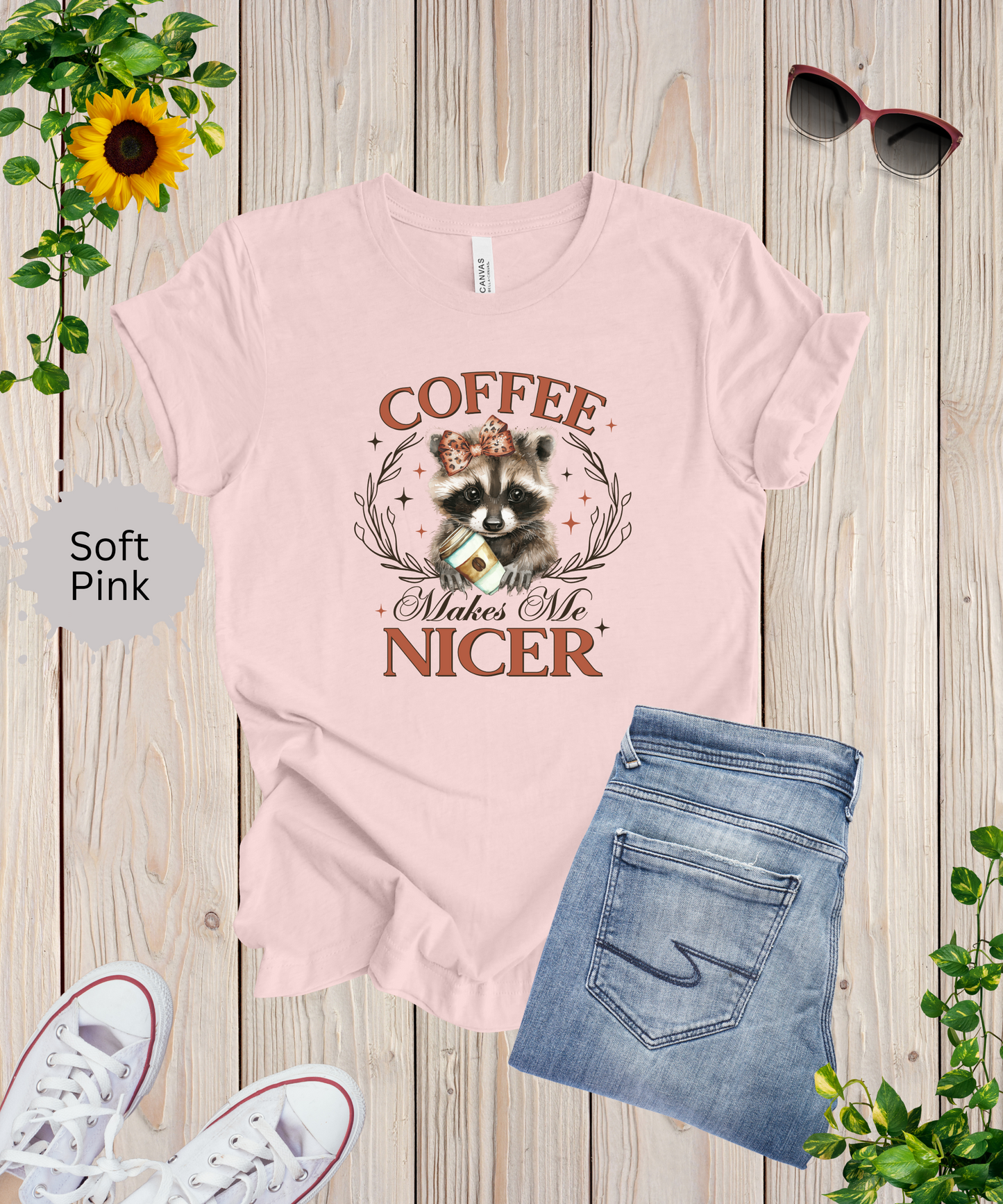 Coffee Makes Me Nicer T-Shirt