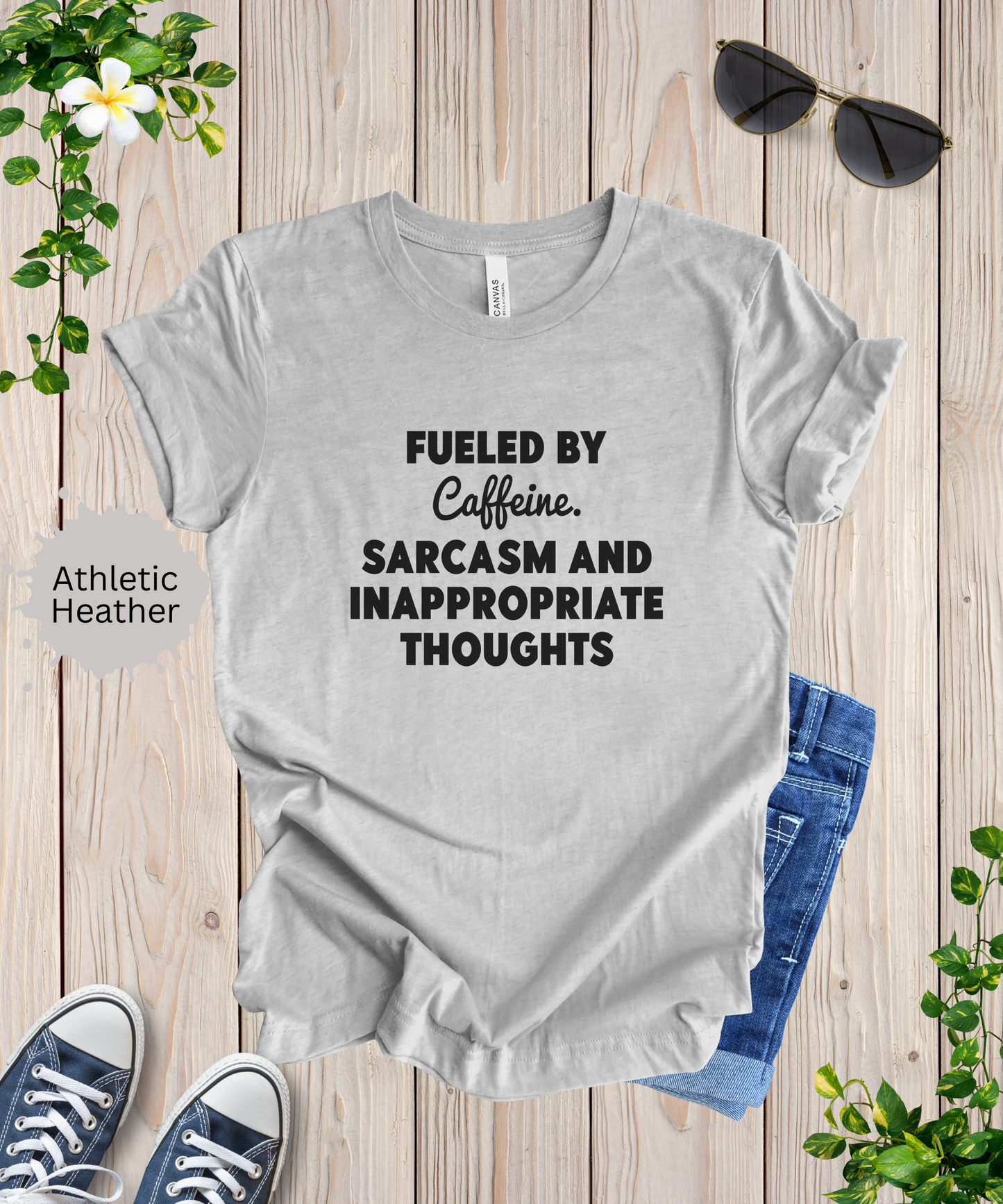 Fueled by Caffeine and Sarcasm T-Shirt