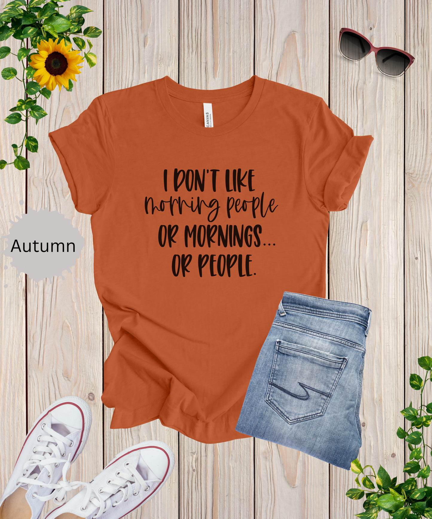 Don't Like Morning People T-Shirt