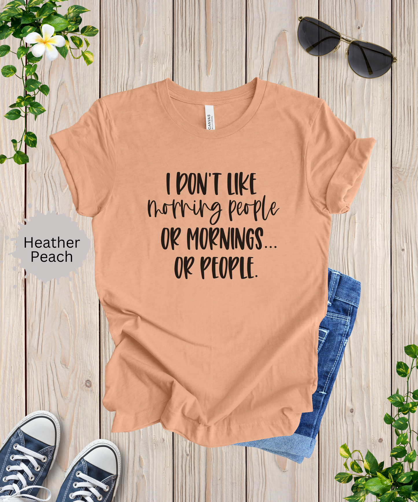 Don't Like Morning People T-Shirt