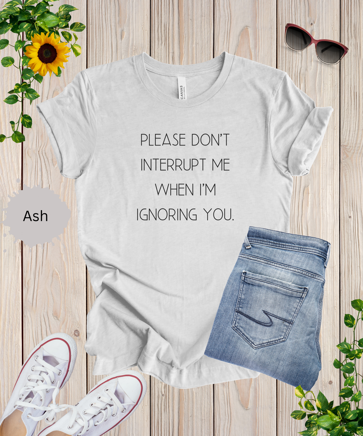 No Interruptions Please T-Shirt