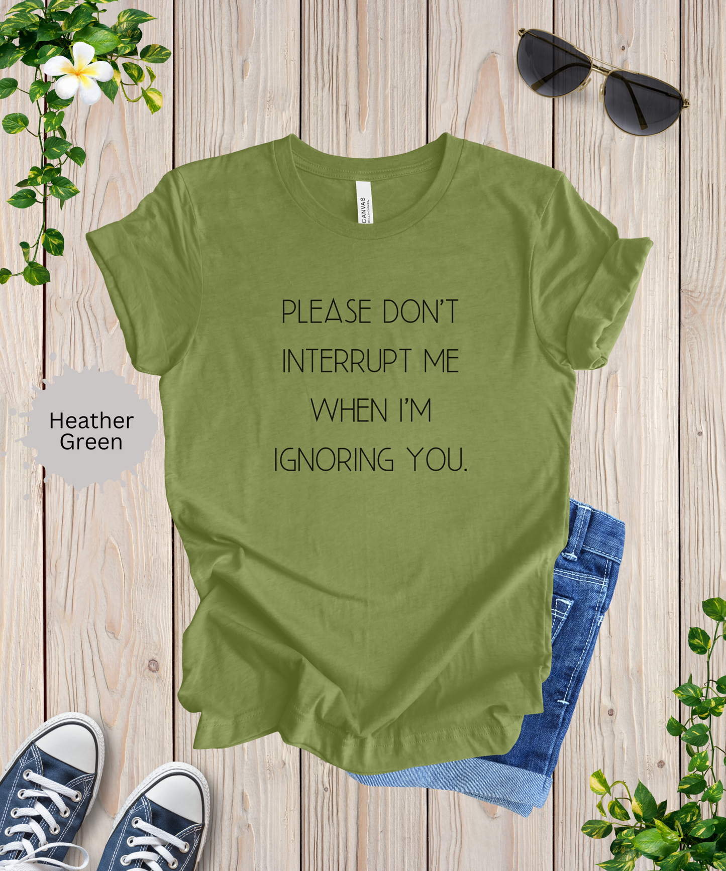 No Interruptions Please T-Shirt