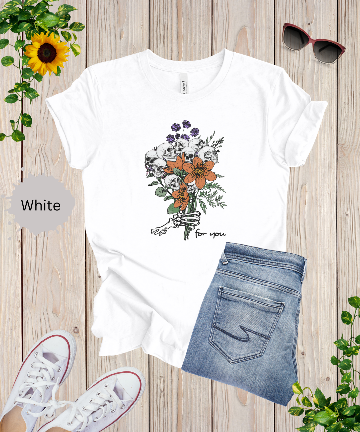 Skull Bouquet T-Shirt